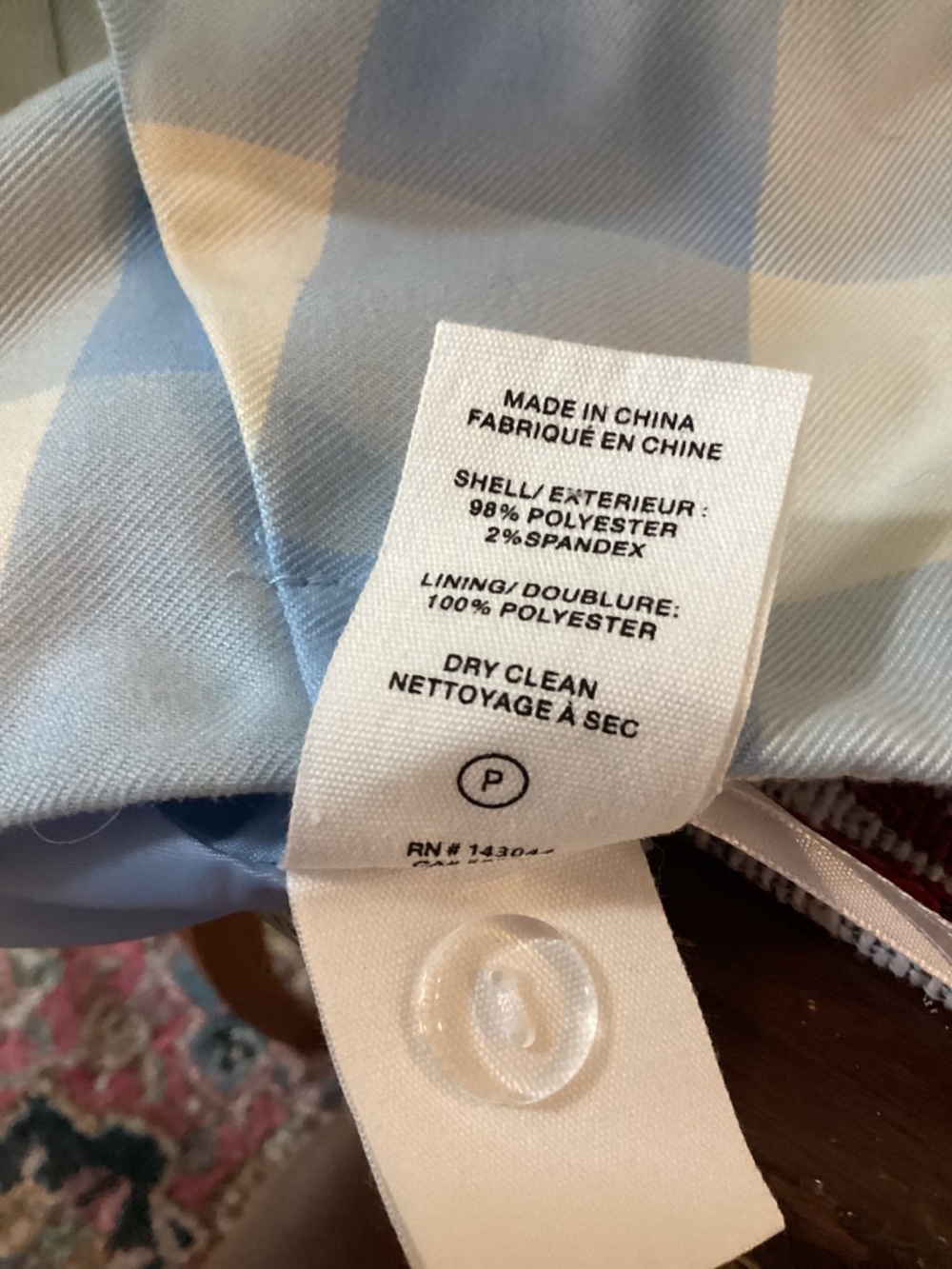 NWOT AVEC LES FILLIES CHECKED SHORTS 12 - Picture 4 of 4